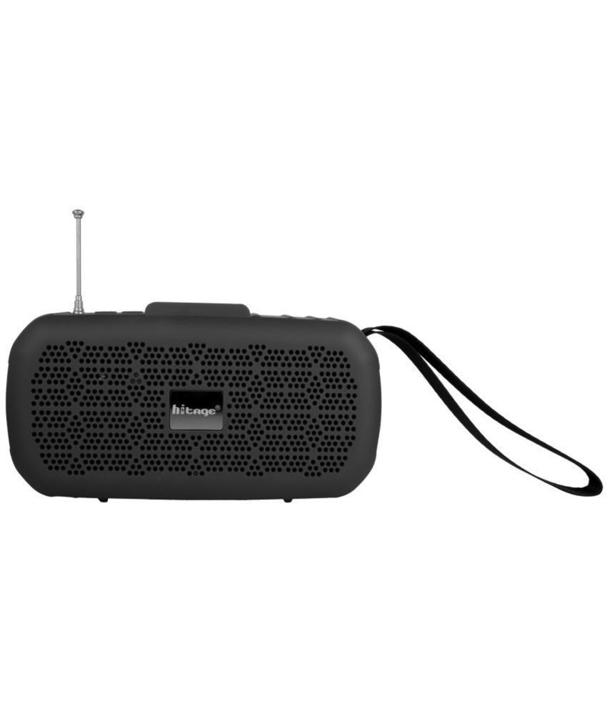     			hitage BS-26 SOLAR ENERGY 5 W Bluetooth Speaker Bluetooth V 5.0 with USB Playback Time 24 hrs Black