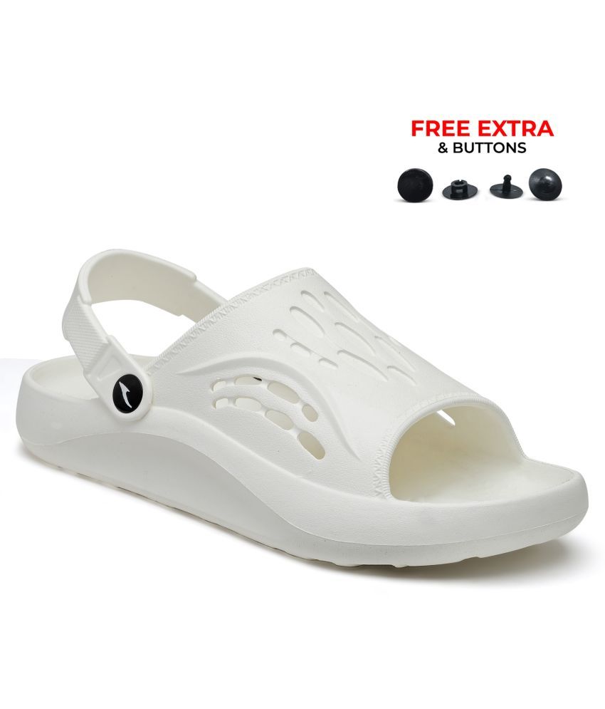     			ASIAN - OffWhite Men's Clogs