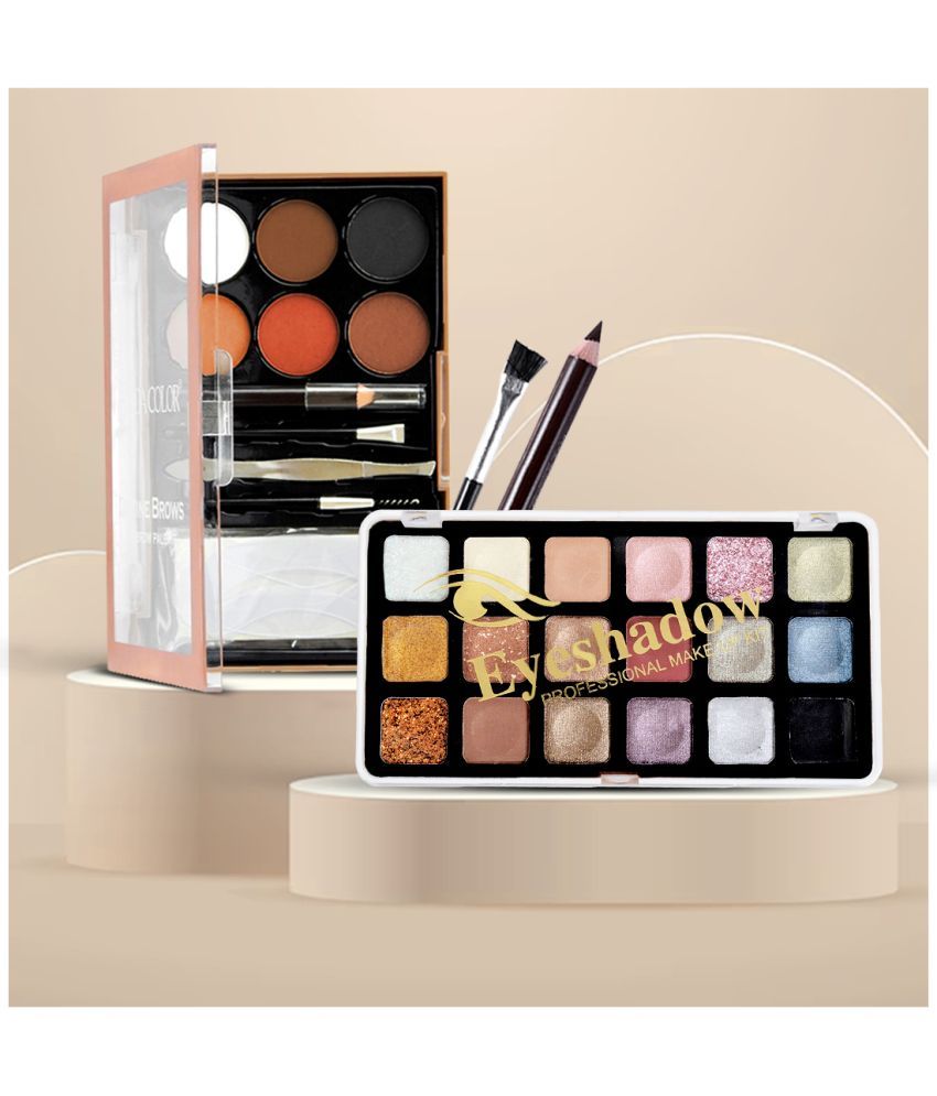     			Adbeni Glamour Gaze Duo, Eyebrow Palette & Eye-shadow