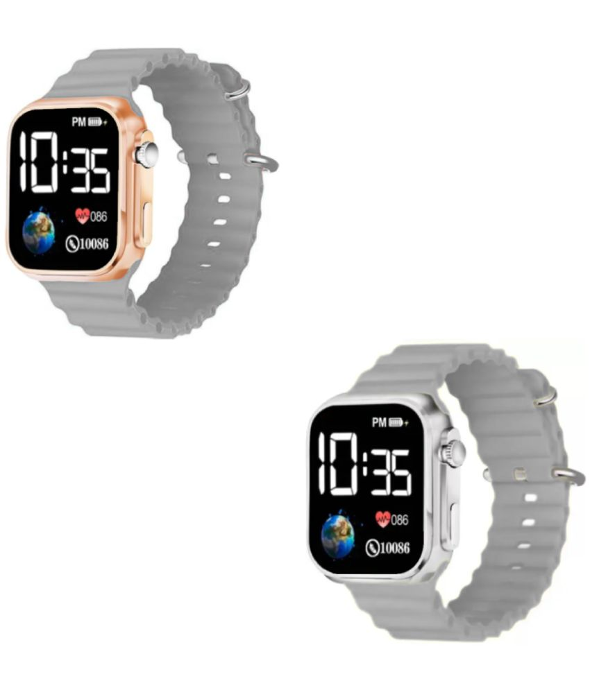     			DECLASSE Rose Gold Dial Digital Boys Watch ( Pack Of 2 )