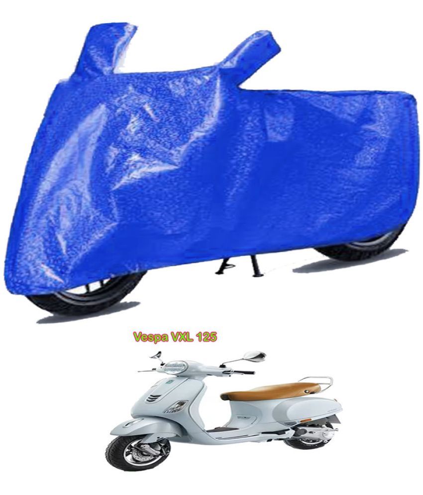     			GOLDKARTZ Bike Body Cover for Vespa VXL 125 ( Pack of 1 ) , Blue