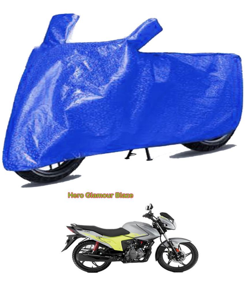     			GOLDKARTZ Bike Body Cover for Hero Glamour FI ( Pack of 1 ) , Blue