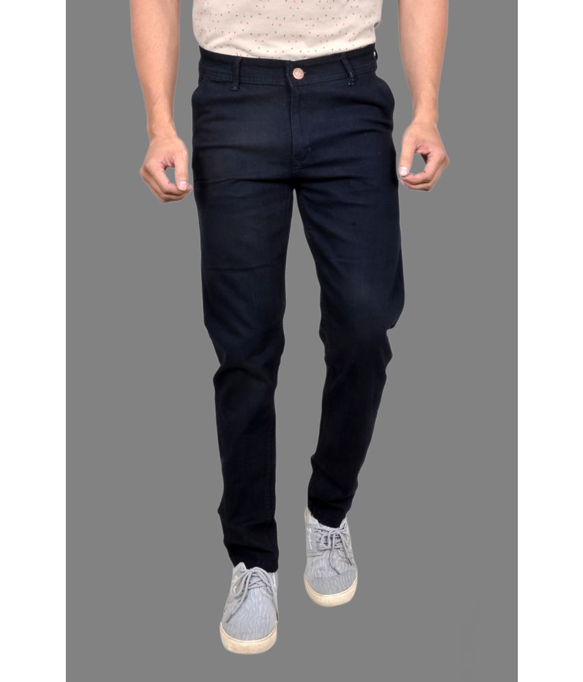     			MATHAE Slim Fit Basic Men's Jeans - Black ( Pack of 1 )