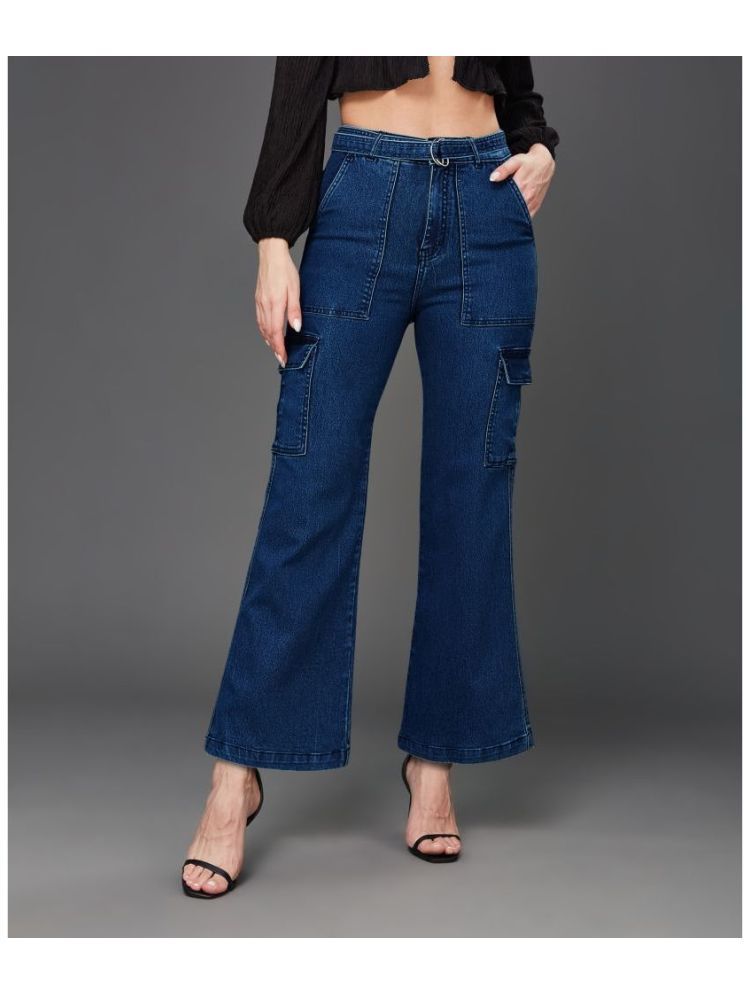     			Miss Chase - Blue Denim Wide Leg Women's Jeans ( Pack of 1 )