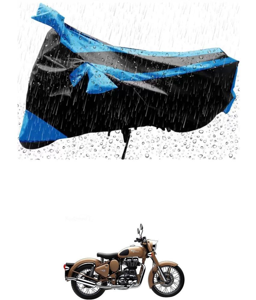     			RONISH Bike Body Cover for Royal Enfield Classic Desert Storm ( Pack of 1 ) , Blue