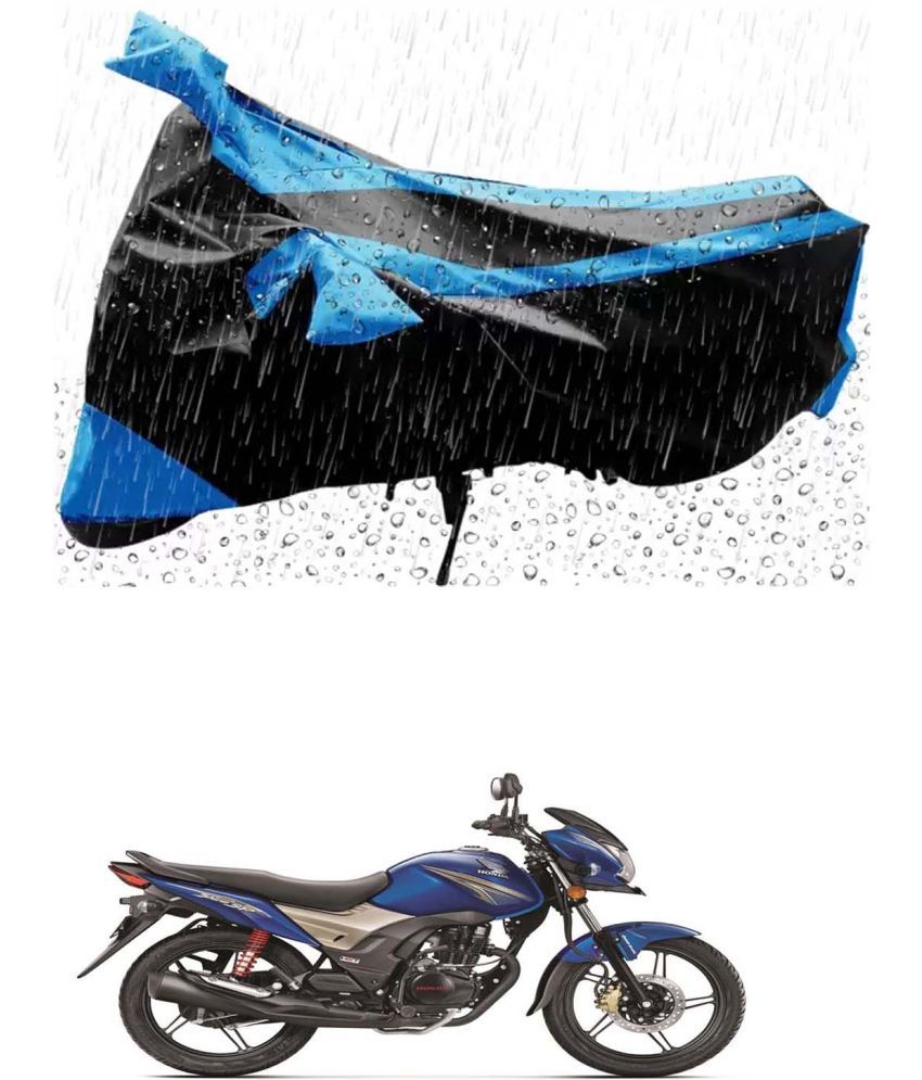     			RONISH Bike Body Cover for Honda Shine ( Pack of 1 ) , Blue