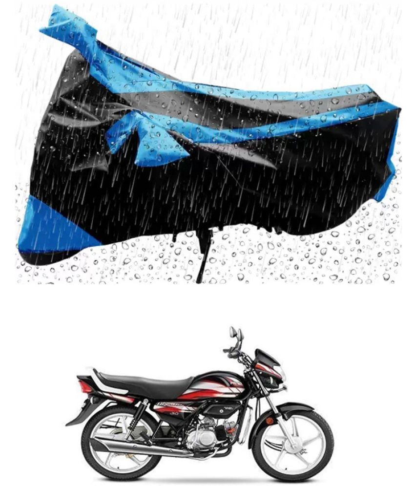     			RONISH Bike Body Cover for Hero All Bike Models ( Pack of 1 ) , Blue