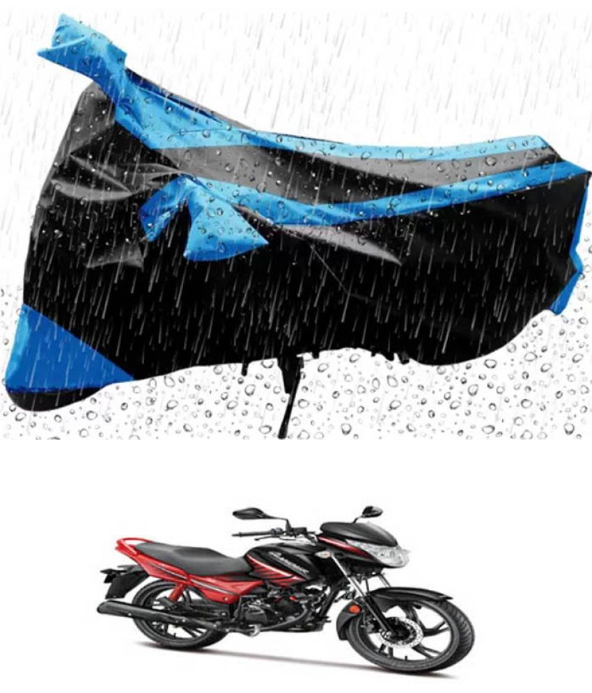     			RONISH Bike Body Cover for Hero Glamour ( Pack of 1 ) , Blue