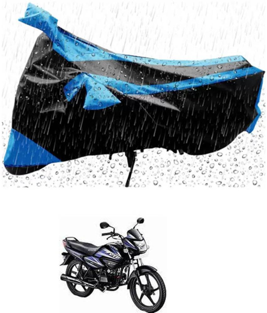     			RONISH Bike Body Cover for Hero Splendor NXG ( Pack of 1 ) , Blue