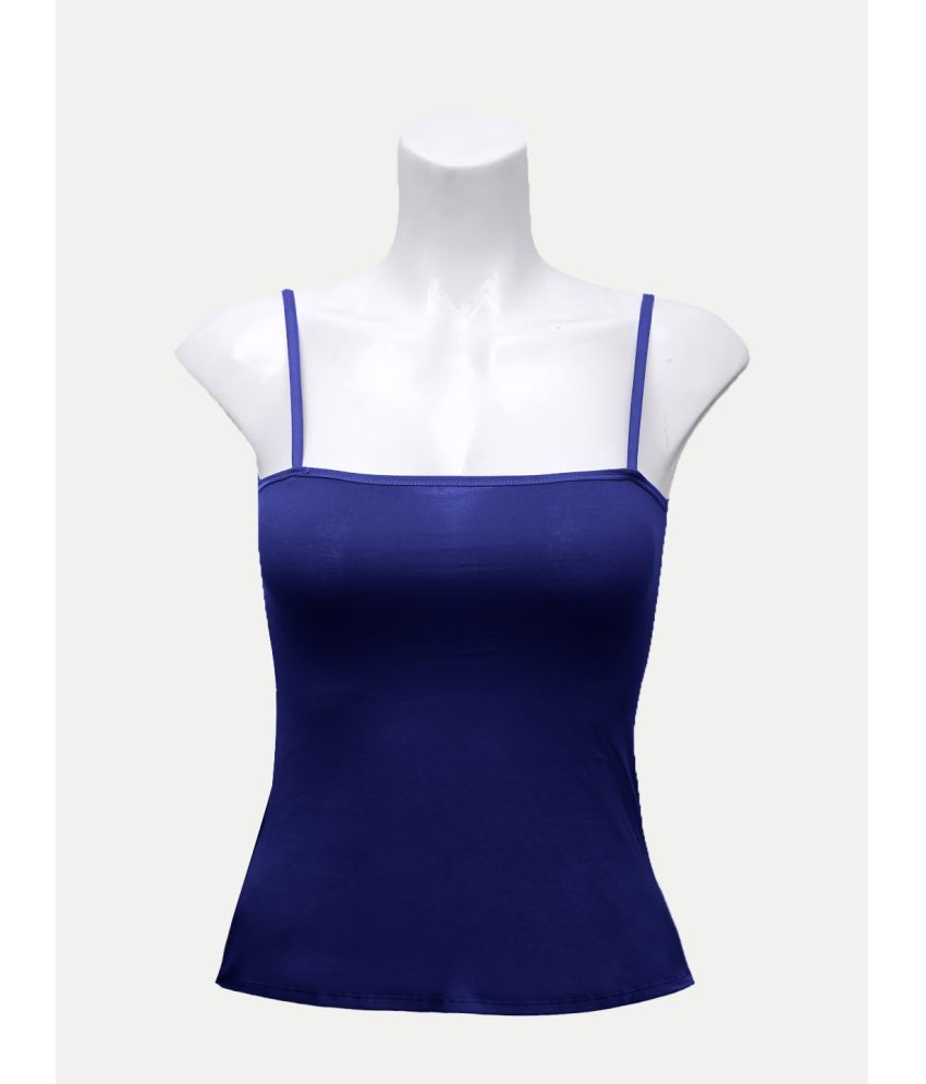     			Radprix Cotton Camisoles - Blue Single