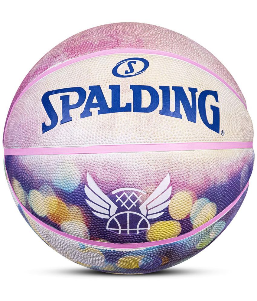     			Spalding 7 Rubber Basketball