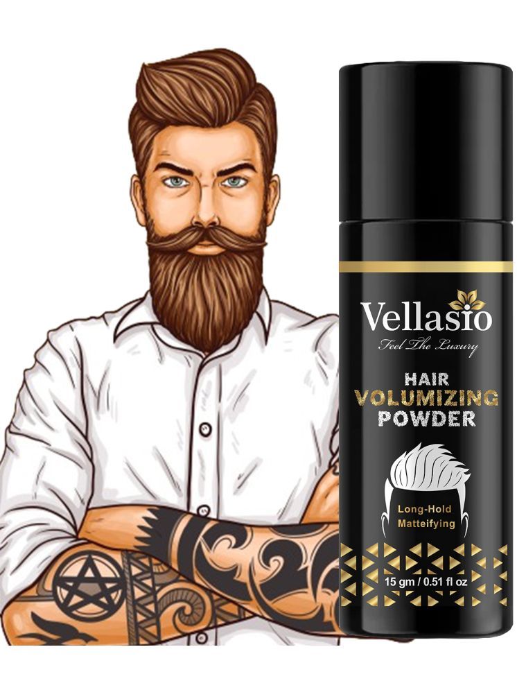     			vellasio Volumizing Wax, Strong Hold, Matte Finish - Enhance Volume & Texture Hair Powder (15 g)