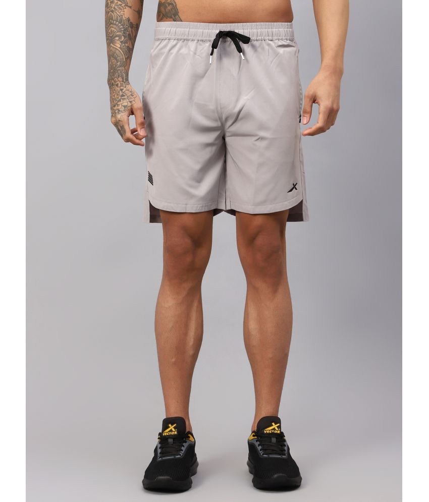     			Vector X Grey Polyester Men's Outdoor & Adventure Shorts ( Pack of 1 )