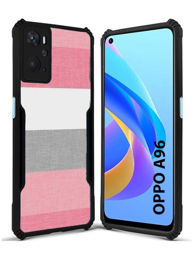     			COBERTA Multicolor Printed Back Cover Polycarbonate Compatible For Oppo A96 ( Pack of 1 )