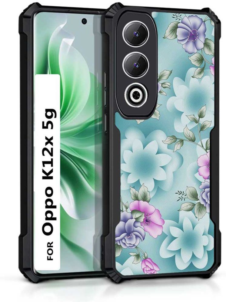     			COBERTA Multicolor Printed Back Cover Polycarbonate Compatible For Oppo K12X 5G ( Pack of 1 )