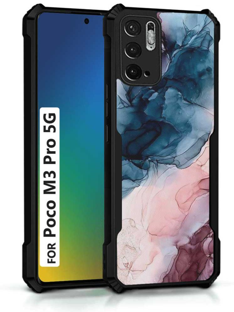     			COBERTA Multicolor Printed Back Cover Polycarbonate Compatible For Poco M3 pro 5G ( Pack of 1 )