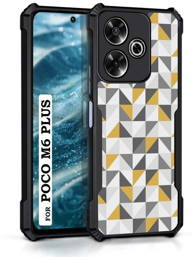     			COBERTA Multicolor Printed Back Cover Polycarbonate Compatible For Poco M6 Plus 5G ( Pack of 1 )