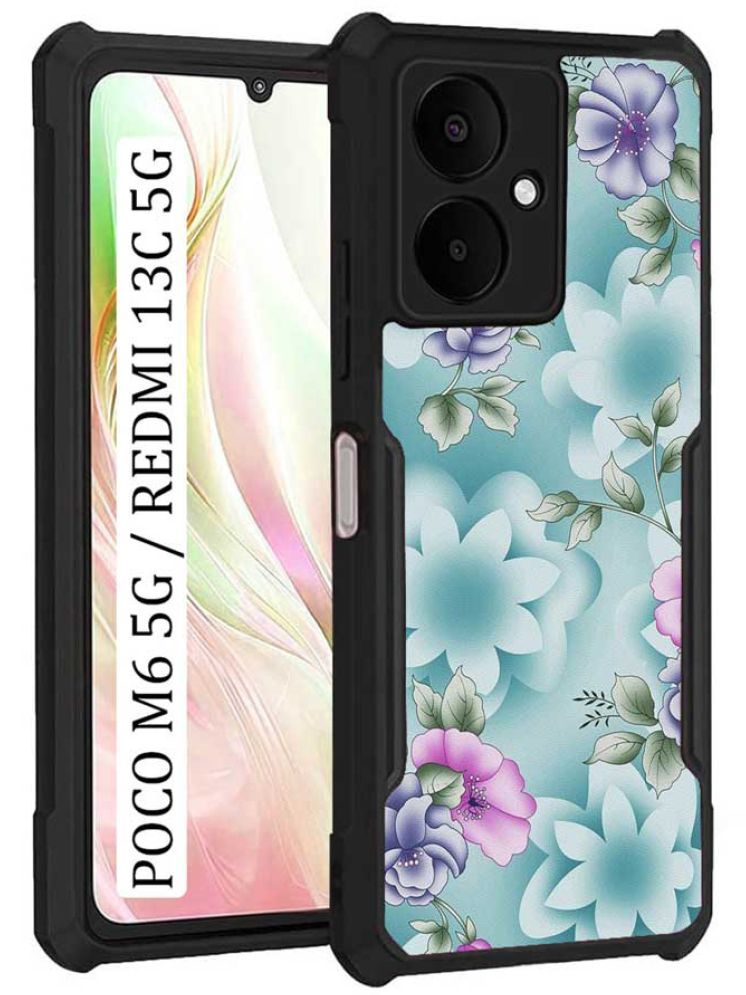     			COBERTA Multicolor Printed Back Cover Polycarbonate Compatible For Poco M6 5G ( Pack of 1 )