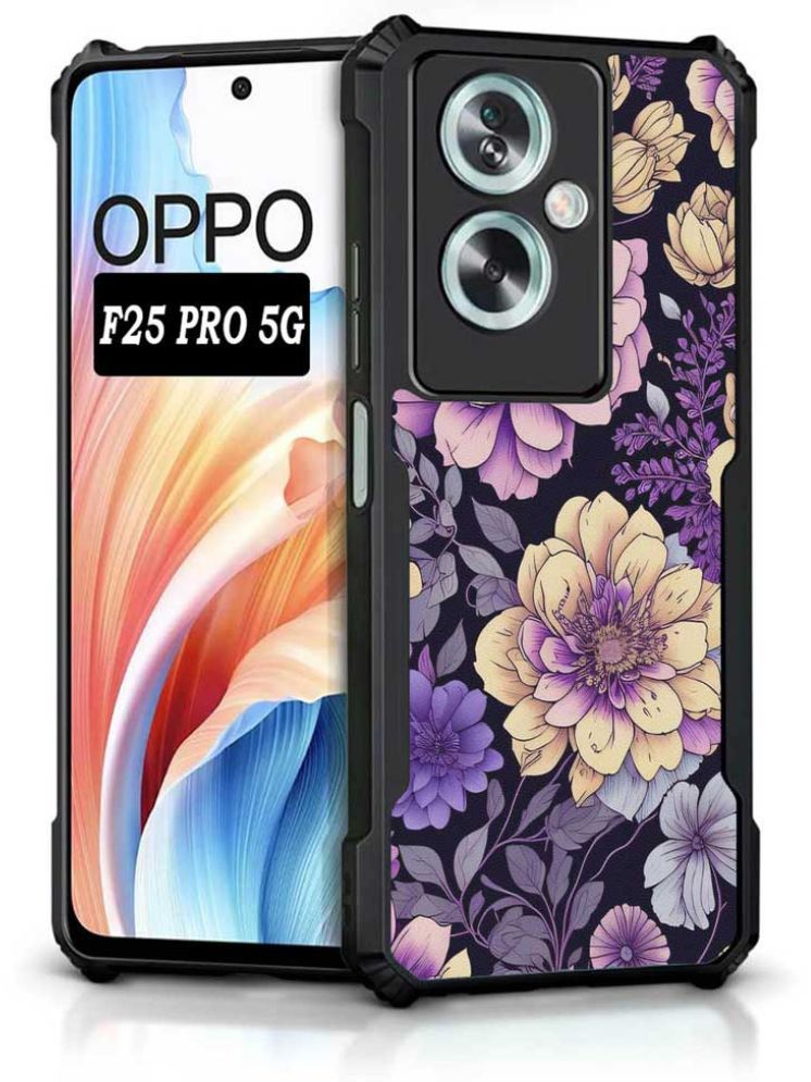     			COBERTA Multicolor Printed Back Cover Polycarbonate Compatible For Oppo F25 Pro 5G ( Pack of 1 )