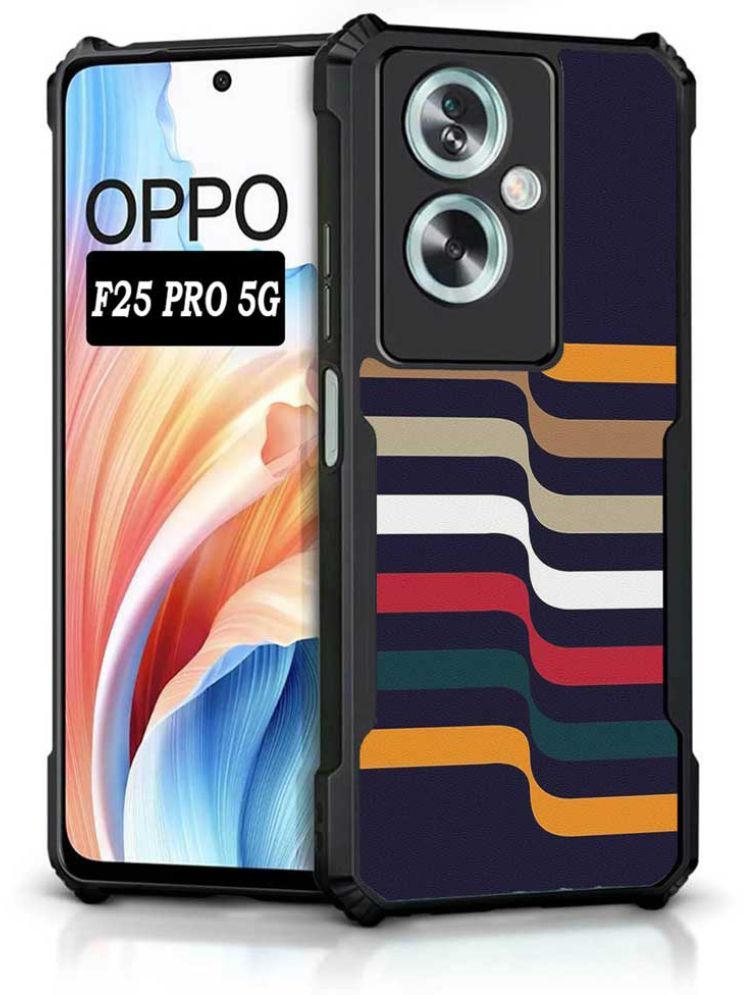     			COBERTA Multicolor Printed Back Cover Polycarbonate Compatible For Oppo F25 Pro 5G ( Pack of 1 )