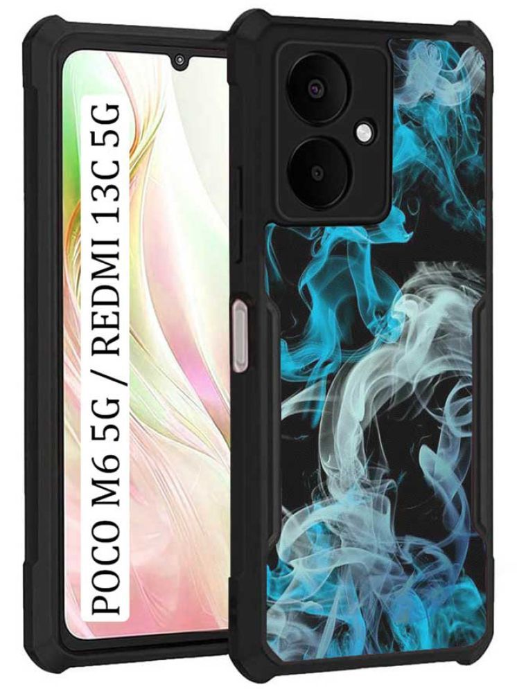     			COBERTA Multicolor Printed Back Cover Polycarbonate Compatible For Poco M6 5G ( Pack of 1 )