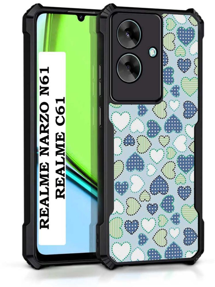     			COBERTA Multicolor Printed Back Cover Polycarbonate Compatible For Realme Narzo N61 ( Pack of 1 )