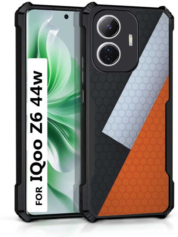     			COBERTA Multicolor Printed Back Cover Polycarbonate Compatible For iQoo Z6 44W ( Pack of 1 )