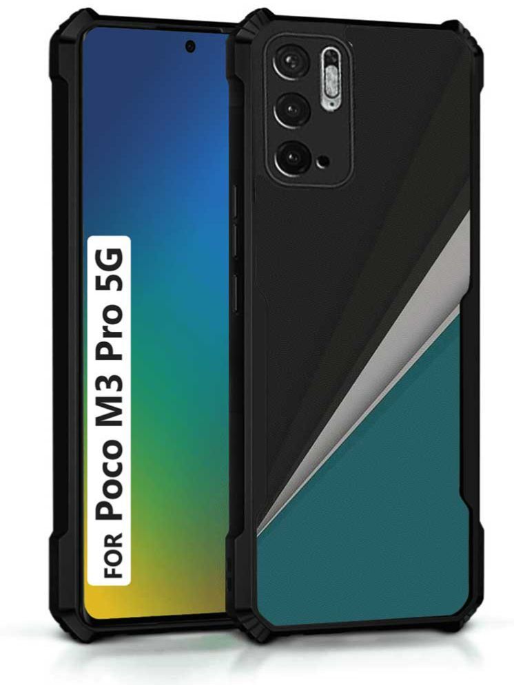     			COBERTA Multicolor Printed Back Cover Polycarbonate Compatible For Poco M3 pro 5G ( Pack of 1 )