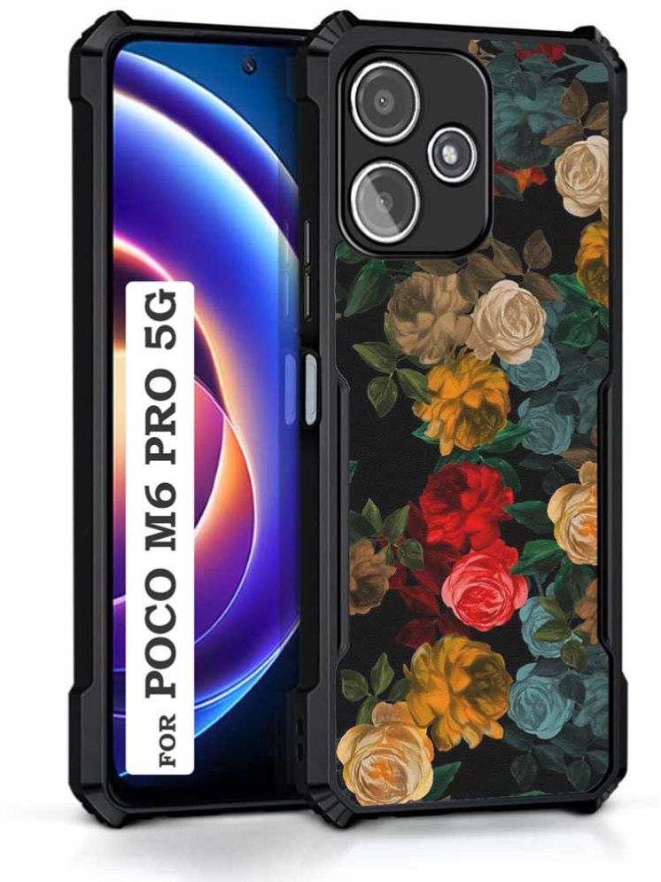     			COBERTA Multicolor Printed Back Cover Polycarbonate Compatible For Poco M6 Pro ( Pack of 1 )