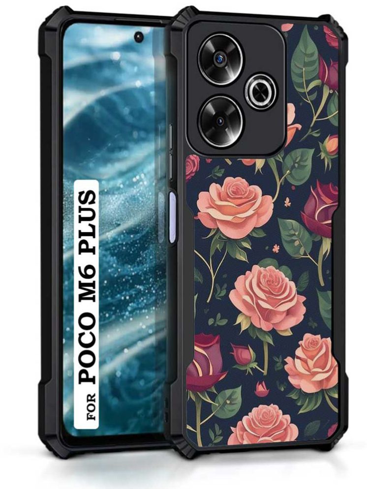     			COBERTA Multicolor Printed Back Cover Polycarbonate Compatible For Poco M6 Plus 5G ( Pack of 1 )