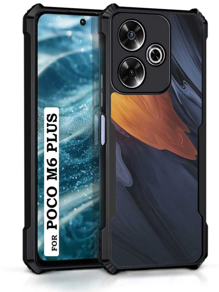     			COBERTA Multicolor Printed Back Cover Polycarbonate Compatible For Poco M6 Plus 5G ( Pack of 1 )