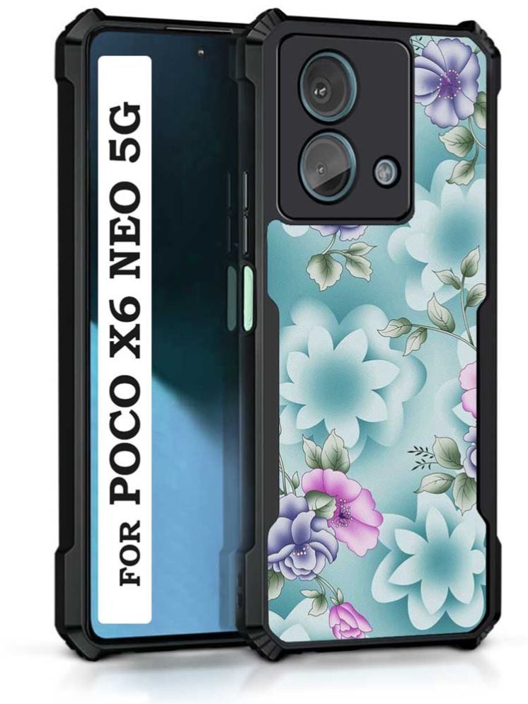     			COBERTA Multicolor Printed Back Cover Polycarbonate Compatible For Poco X6 Neo 5G ( Pack of 1 )