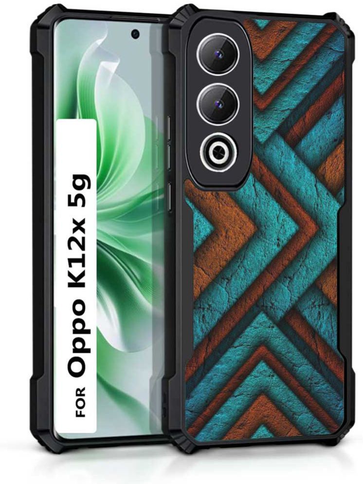     			COBERTA Multicolor Printed Back Cover Polycarbonate Compatible For Oppo K12X 5G ( Pack of 1 )