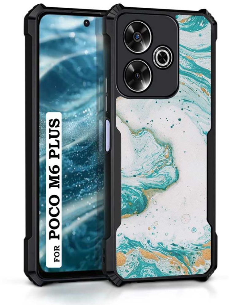     			COBERTA Multicolor Printed Back Cover Polycarbonate Compatible For Poco M6 Plus 5G ( Pack of 1 )