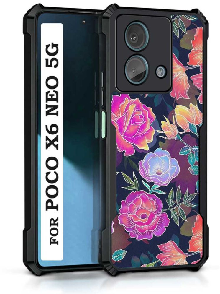     			COBERTA Multicolor Printed Back Cover Polycarbonate Compatible For Poco X6 Neo 5G ( Pack of 1 )