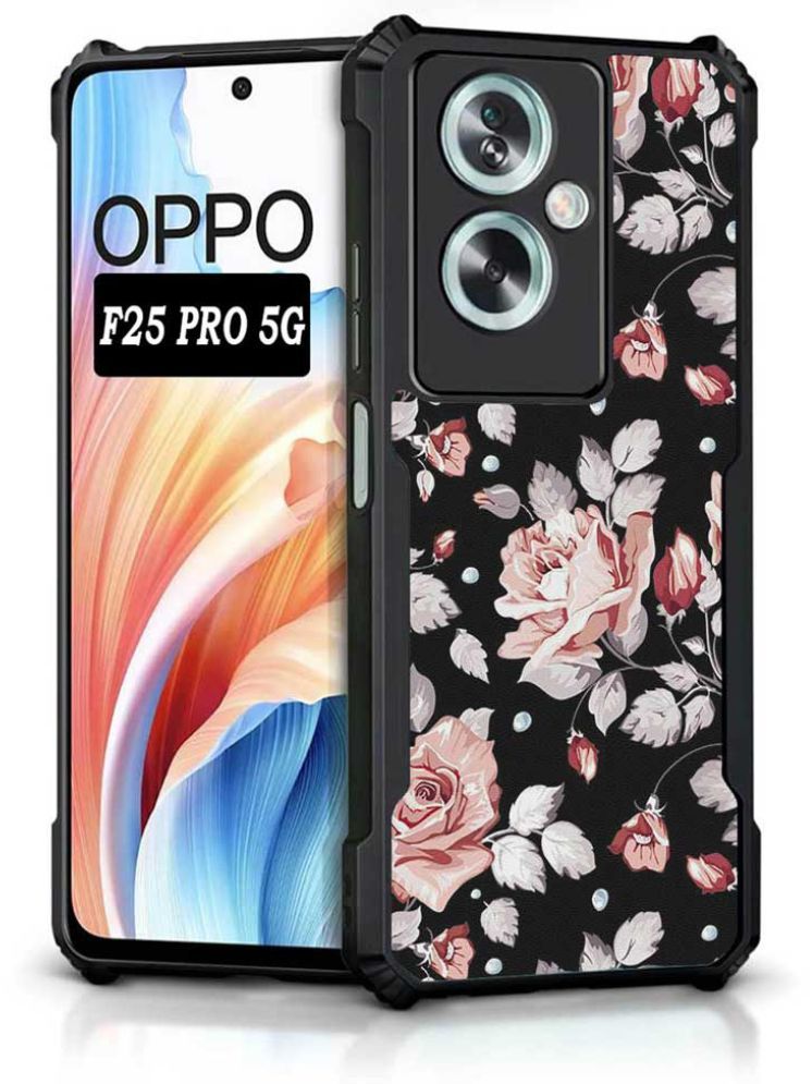     			COBERTA Multicolor Printed Back Cover Polycarbonate Compatible For Oppo F25 Pro 5G ( Pack of 1 )