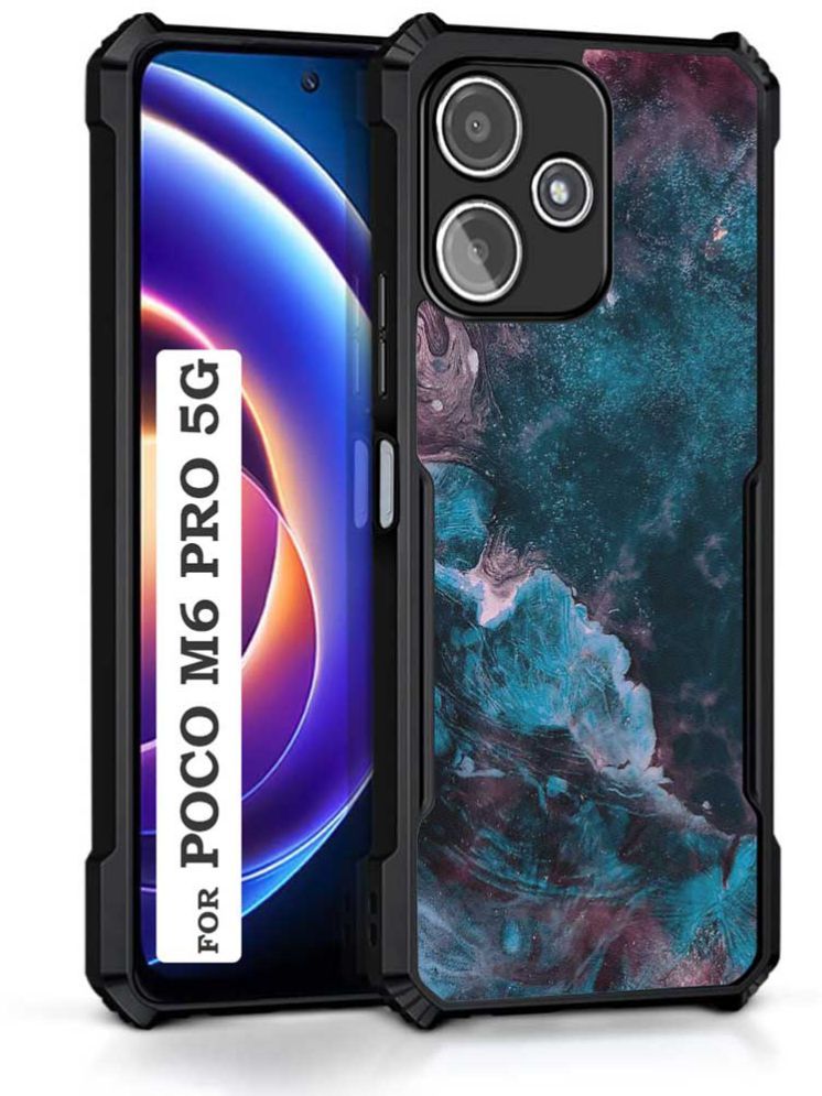     			COBERTA Multicolor Printed Back Cover Polycarbonate Compatible For Poco M6 Pro ( Pack of 1 )