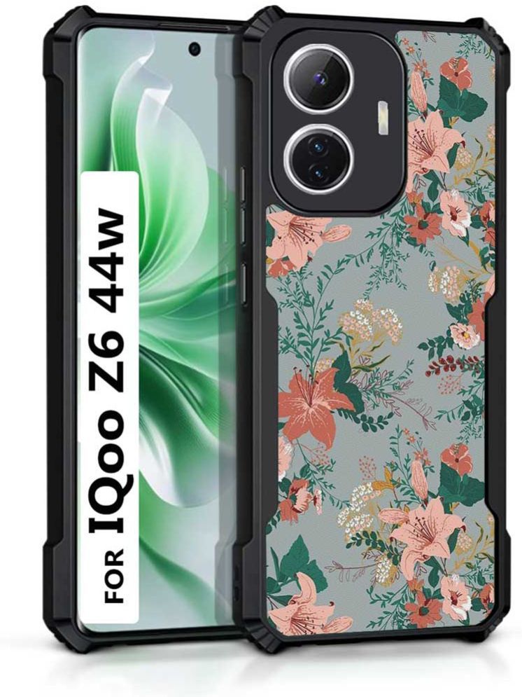     			COBERTA Multicolor Printed Back Cover Polycarbonate Compatible For iQoo Z6 44W ( Pack of 1 )