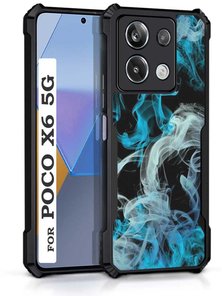     			COBERTA Multicolor Printed Back Cover Polycarbonate Compatible For Poco X6 5G ( Pack of 1 )