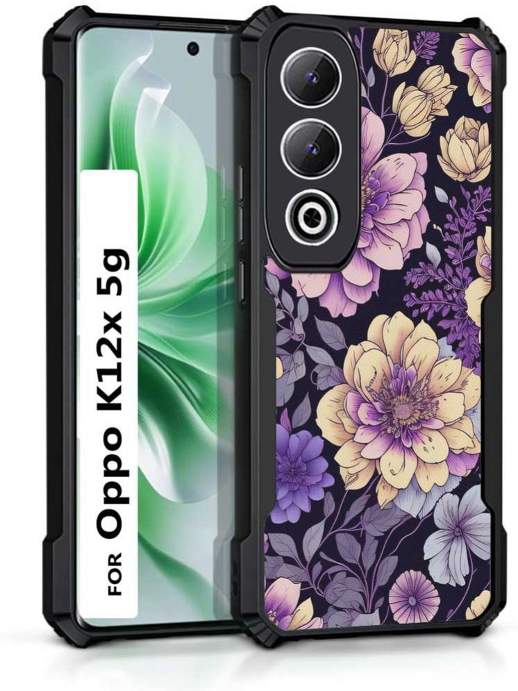     			COBERTA Multicolor Printed Back Cover Polycarbonate Compatible For Oppo K12X 5G ( Pack of 1 )