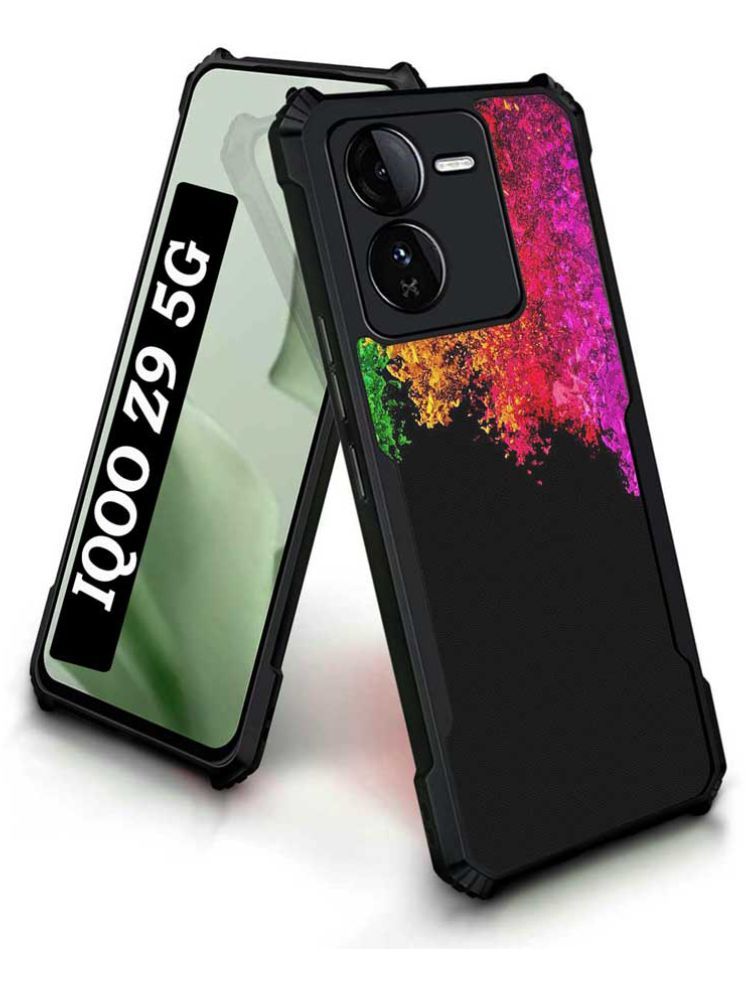     			COBERTA Multicolor Printed Back Cover Polycarbonate Compatible For iQOO Z9 5G ( Pack of 1 )