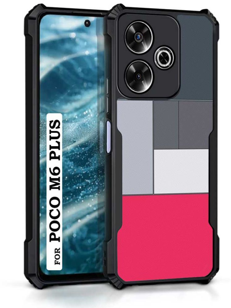     			COBERTA Multicolor Printed Back Cover Polycarbonate Compatible For Poco M6 Plus 5G ( Pack of 1 )