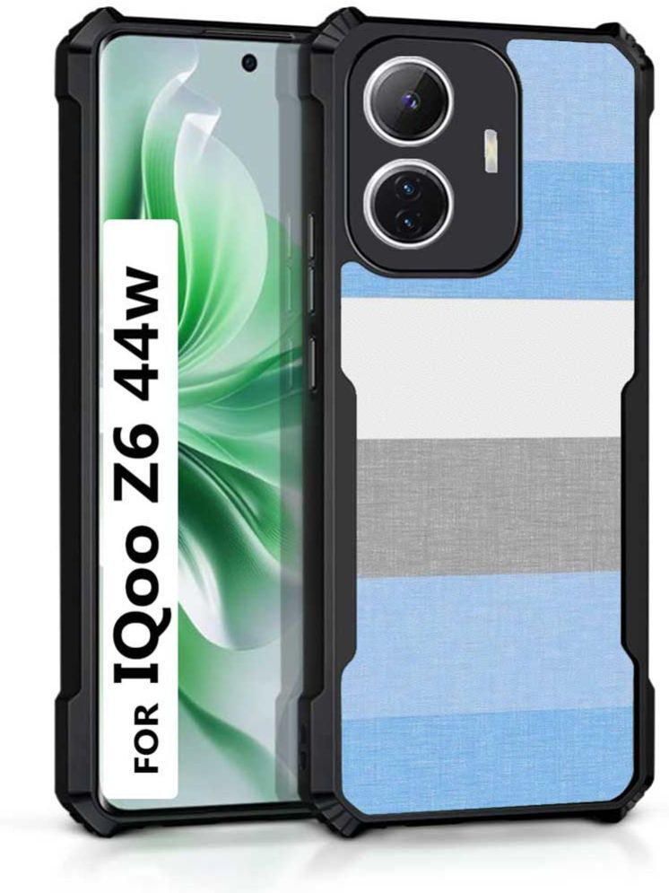     			COBERTA Multicolor Printed Back Cover Polycarbonate Compatible For iQoo Z6 44W ( Pack of 1 )