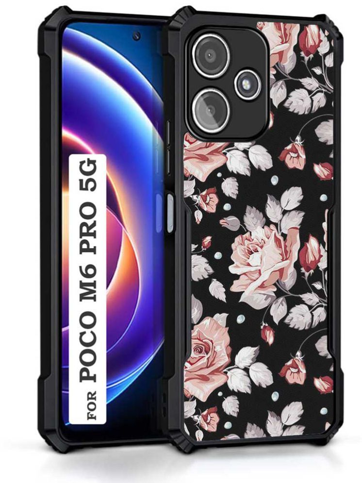     			COBERTA Multicolor Printed Back Cover Polycarbonate Compatible For Poco M6 Pro ( Pack of 1 )