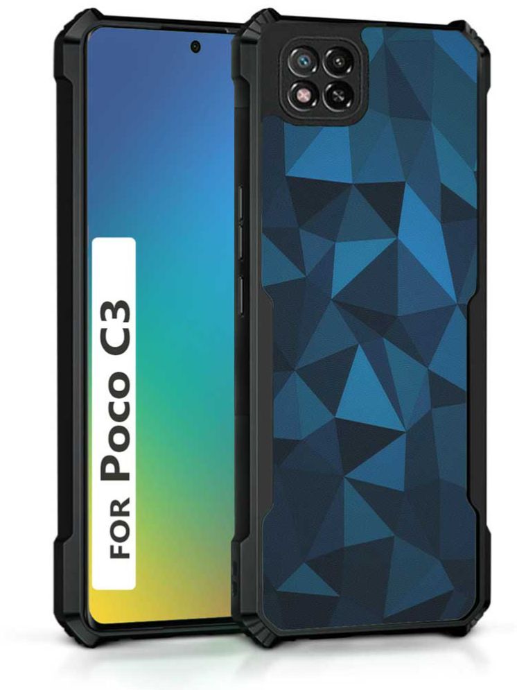     			COBERTA Multicolor Printed Back Cover Polycarbonate Compatible For POCO C3 ( Pack of 1 )