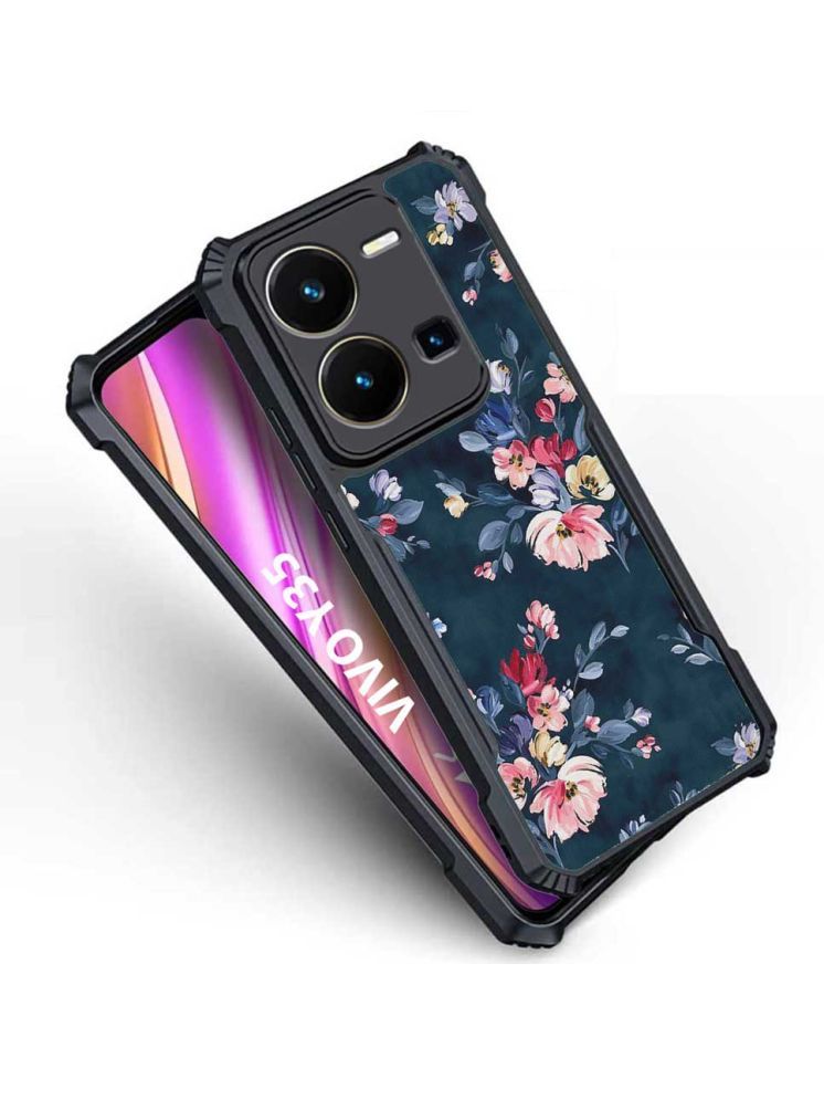     			COBERTA Multicolor Printed Back Cover Polycarbonate Compatible For Vivo Y35 ( Pack of 1 )