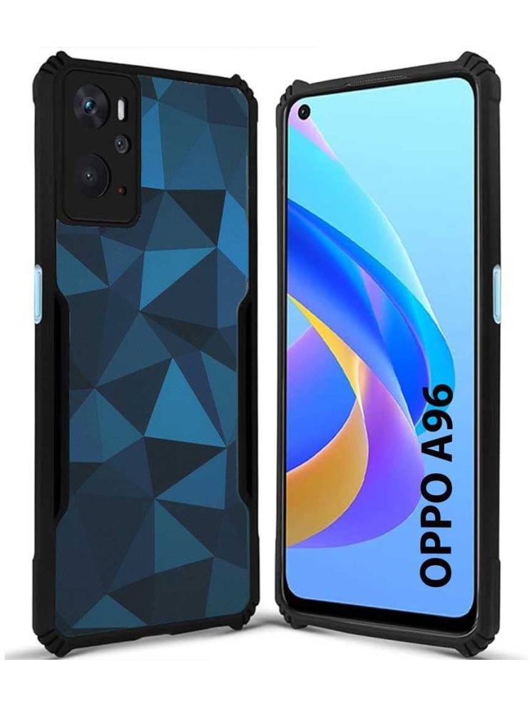     			COBERTA Multicolor Printed Back Cover Polycarbonate Compatible For Oppo A96 ( Pack of 1 )