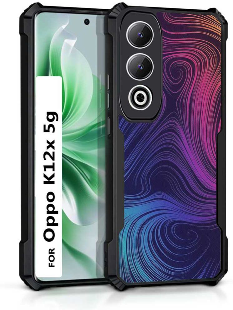     			COBERTA Multicolor Printed Back Cover Polycarbonate Compatible For Oppo K12X 5G ( Pack of 1 )