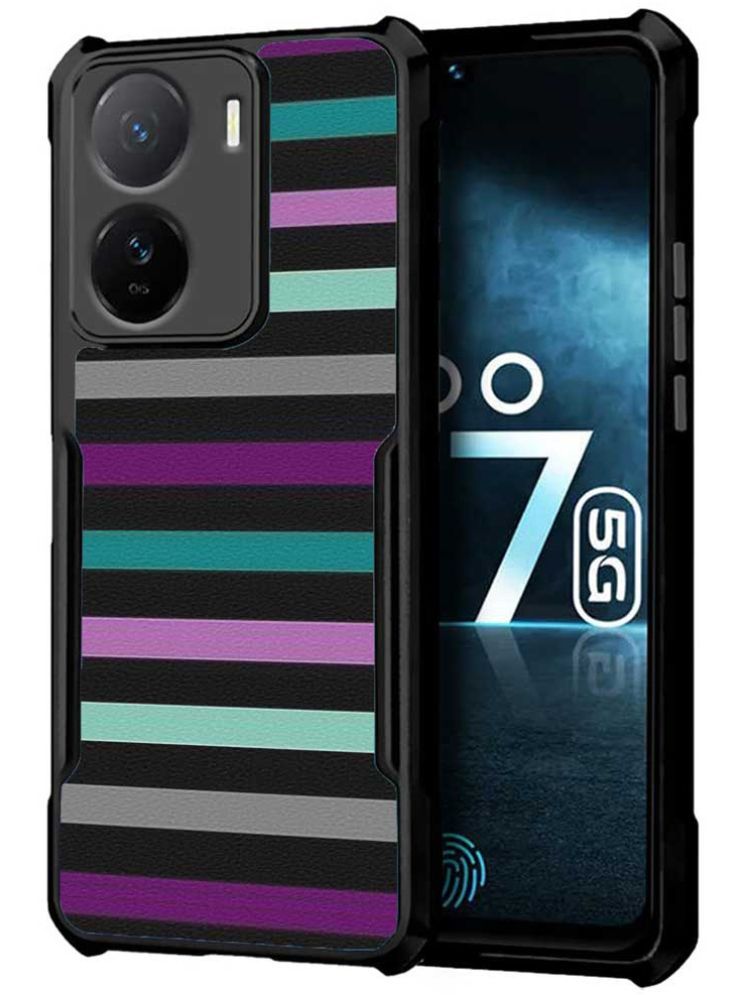     			COBERTA Multicolor Printed Back Cover Polycarbonate Compatible For iQoo Z7s 5G ( Pack of 1 )