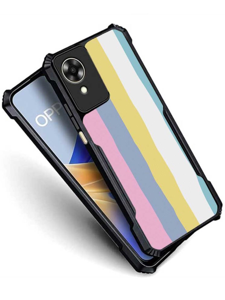     			COBERTA Multicolor Printed Back Cover Polycarbonate Compatible For Oppo A17K ( Pack of 1 )